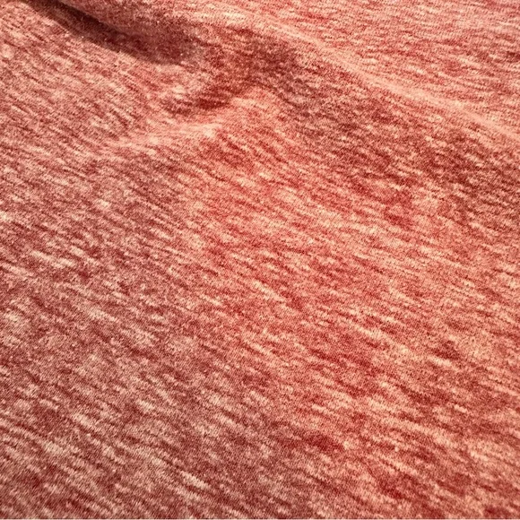 Athleta Cozy Cowl Neck Pullover Top Heathered Pink Thumbholes Size L - Picture 15 of 16